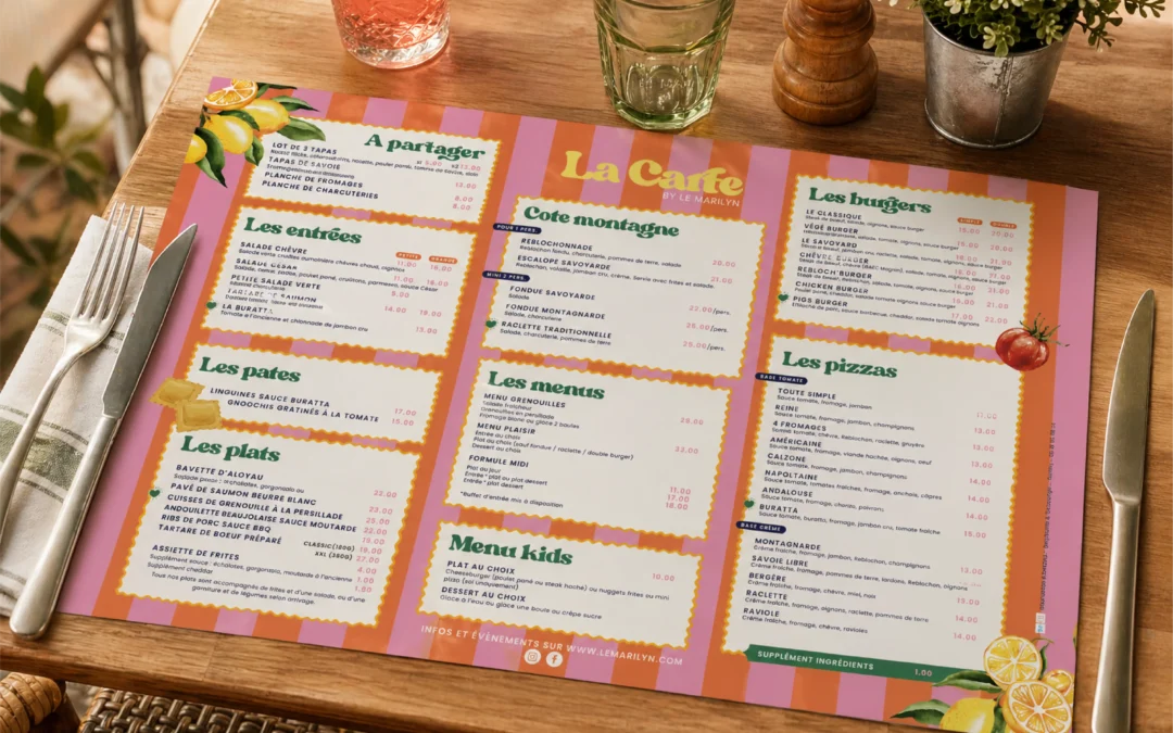 La nouvelle carte d&rsquo;été est arrivée au Marilyn !
