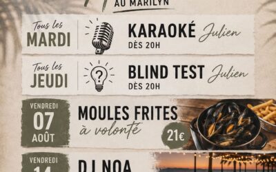 Le programme d’aout 2026